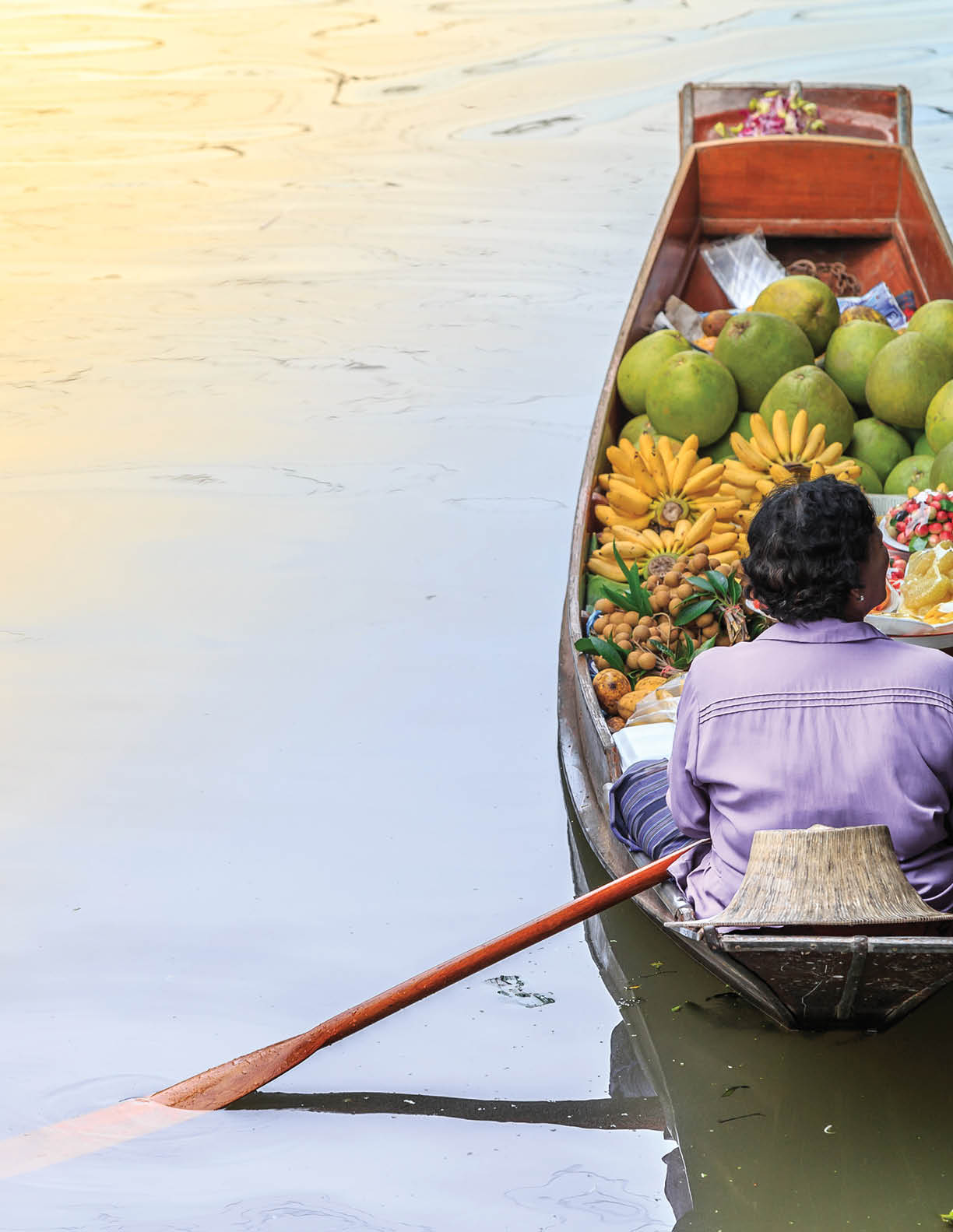 Floating market, Damnoen Saduak floating market, Ratchaburi, Thailand