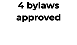4 bylaws approved