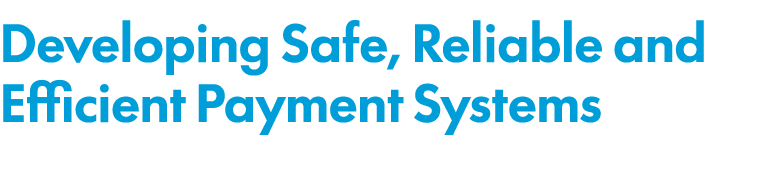 Developing Safe, Reliable and Efficient Payment Systems